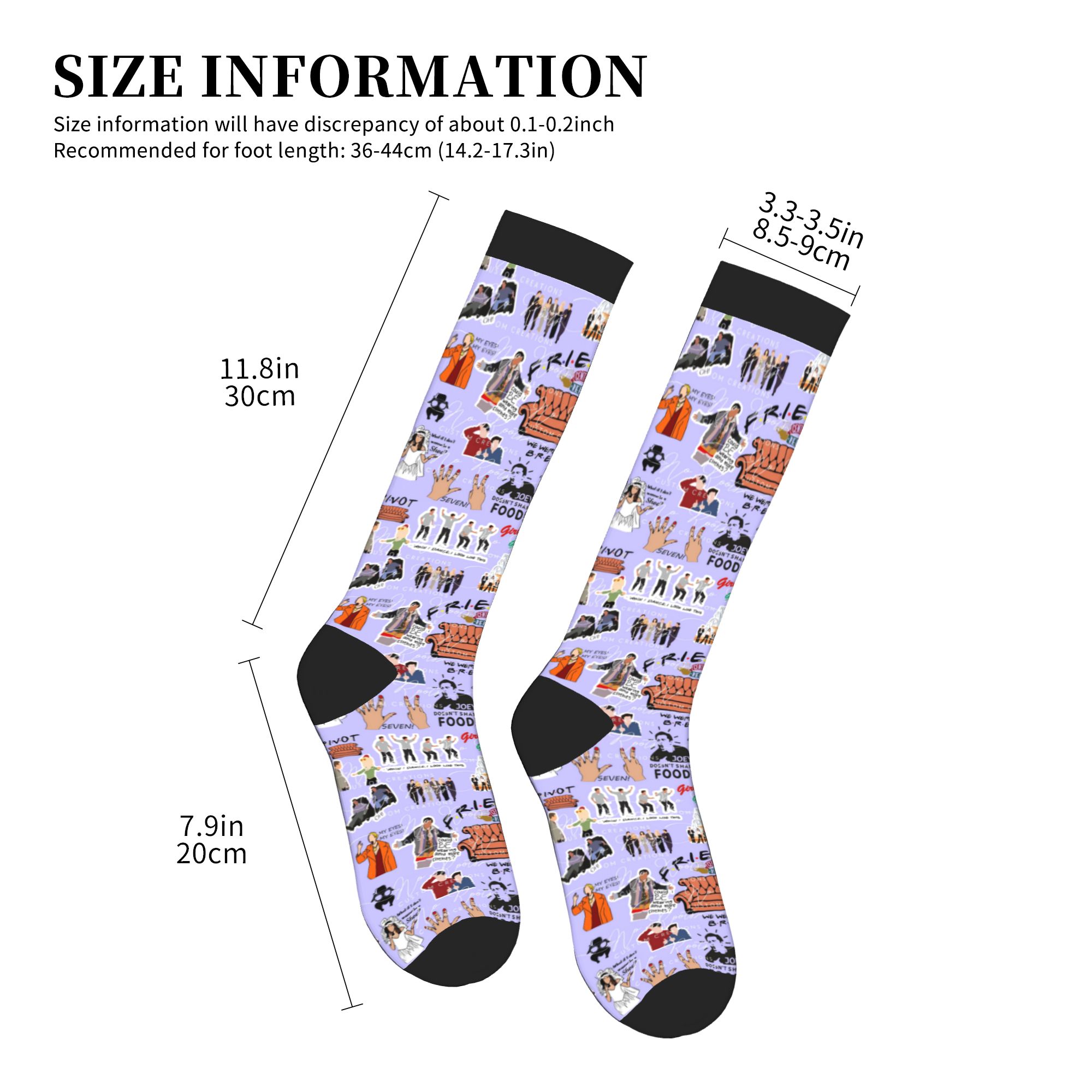 Friends Classic TV Show Men Wo - No Show Sock Women review and price