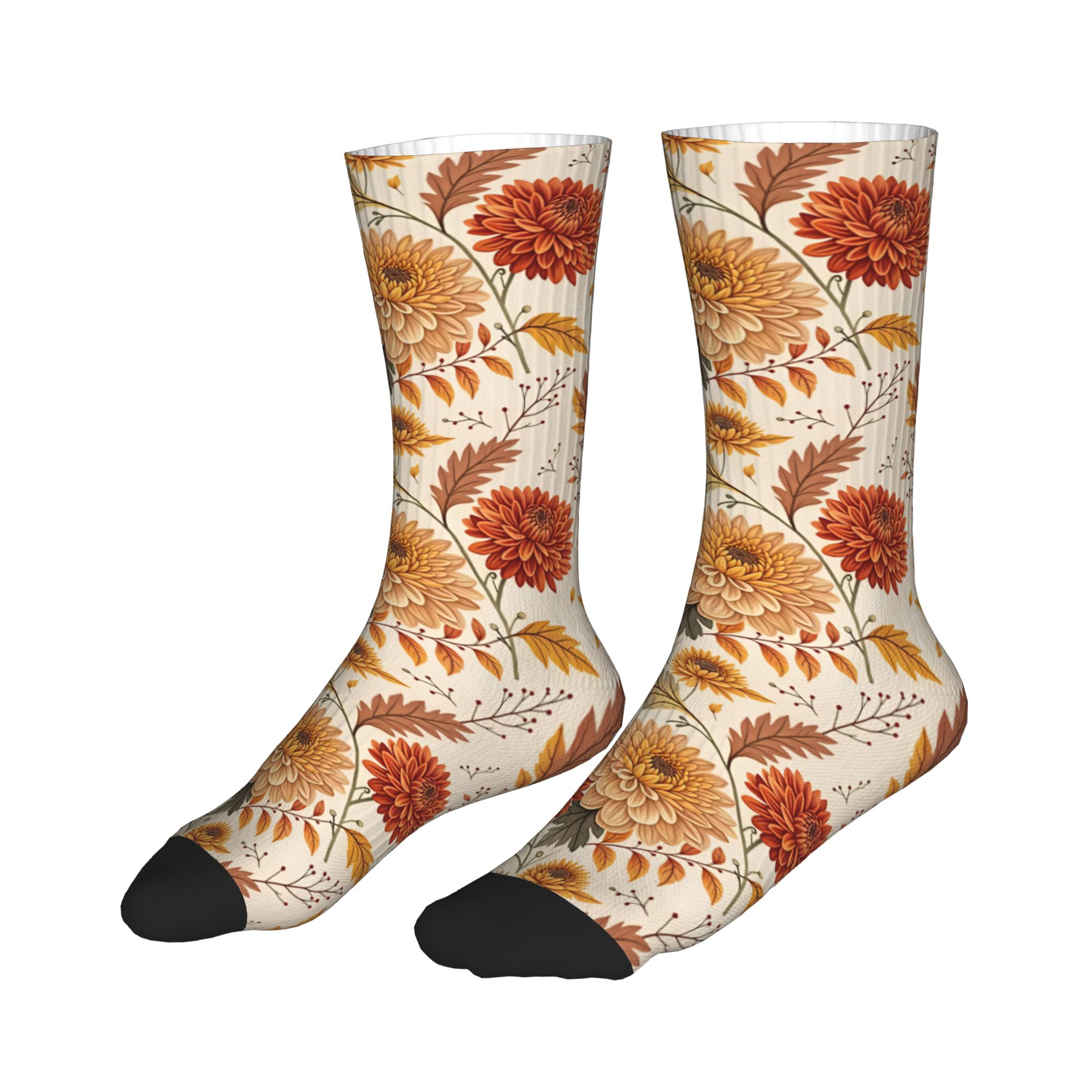Fun Mens Autumn Chrysanthemum  - Dress Sock Men review and price
