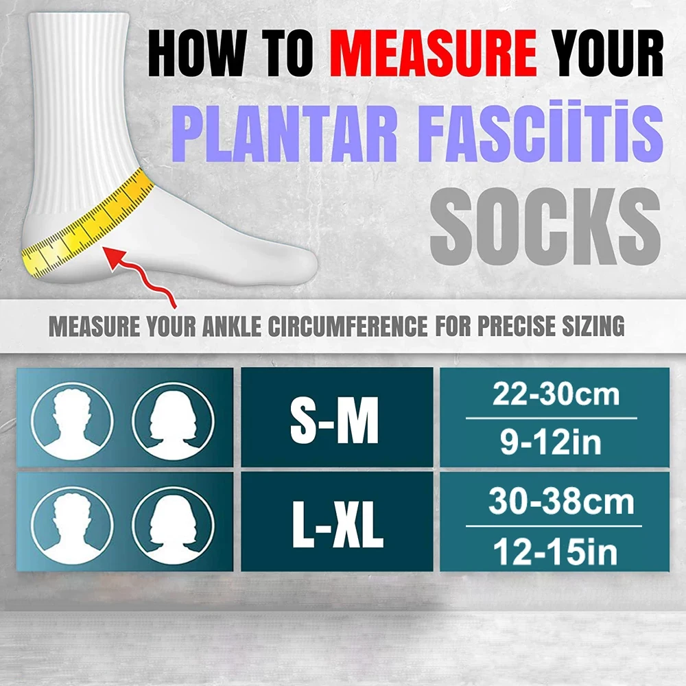 1Pair Plantar Fasciitis Compre - Ankle Brace Sock review and price