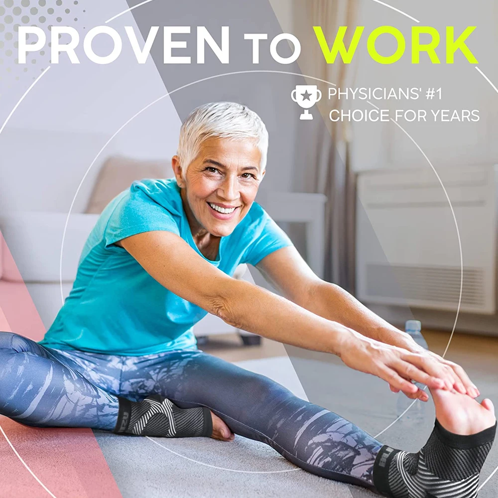 1Pair Plantar Fasciitis Compre - Ankle Brace Sock review and price