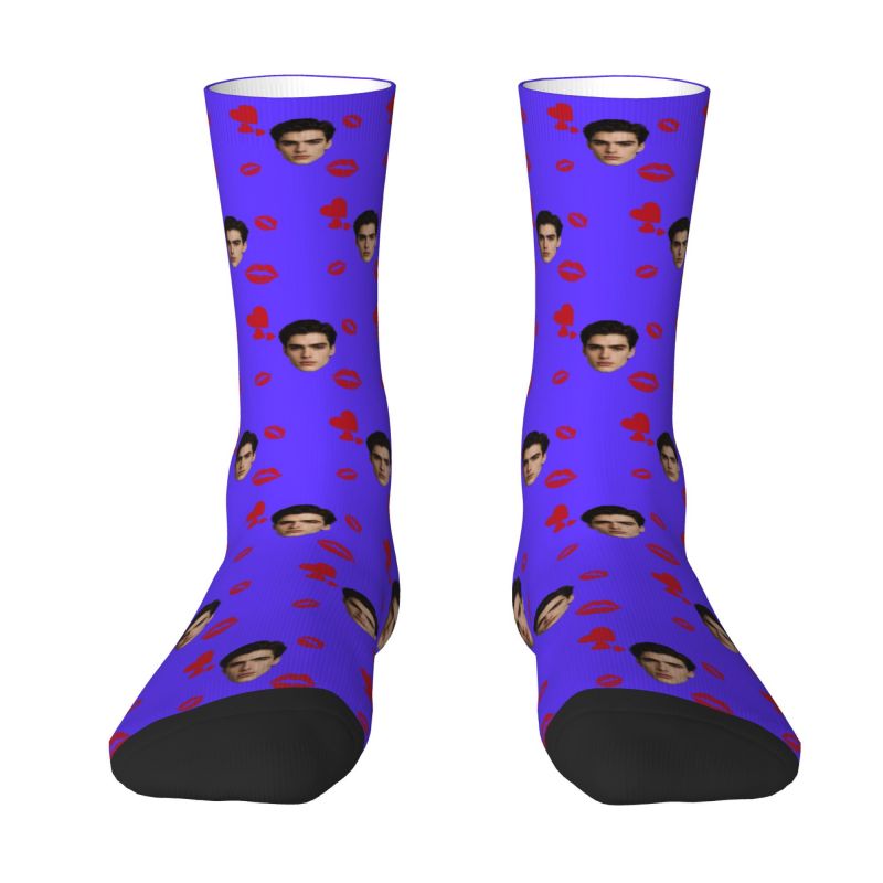Custom Face Photo With Heart M - Dress Sock Men review and price