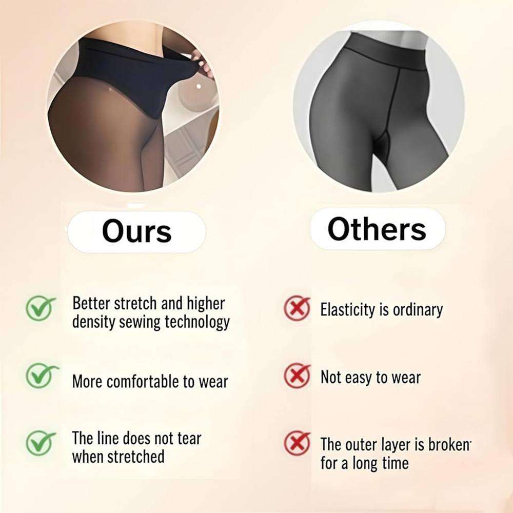 One Seam Fleece Lined Tights W - Tights Pantyhose Sheer review and price