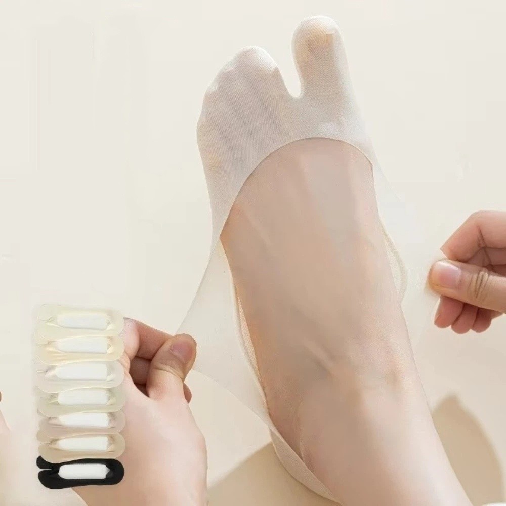 Simple Breathable Invisible Bo - Toe Sock Split review and price