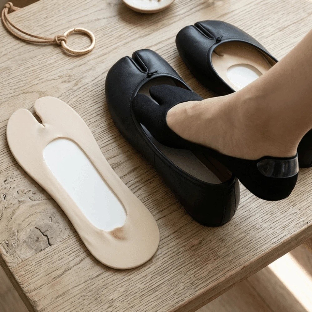 Simple Breathable Invisible Bo - Toe Sock Split review and price